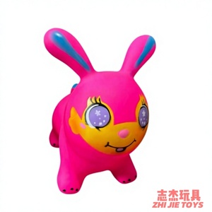<span class=keywords><strong>Jouet</strong></span> gonflable en PVC en forme de <span class=keywords><strong>lapin</strong></span> de dessin animé pour filles de 0 à 7 ans, pour jouer en extérieur - Product Image 3