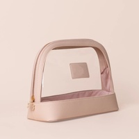 Kosmetiktasche mit Reißverschluss und Eigenem Logo, Exquisite Transparente Langlebige PU-PVC Klare Reise-Make-up-Tasche