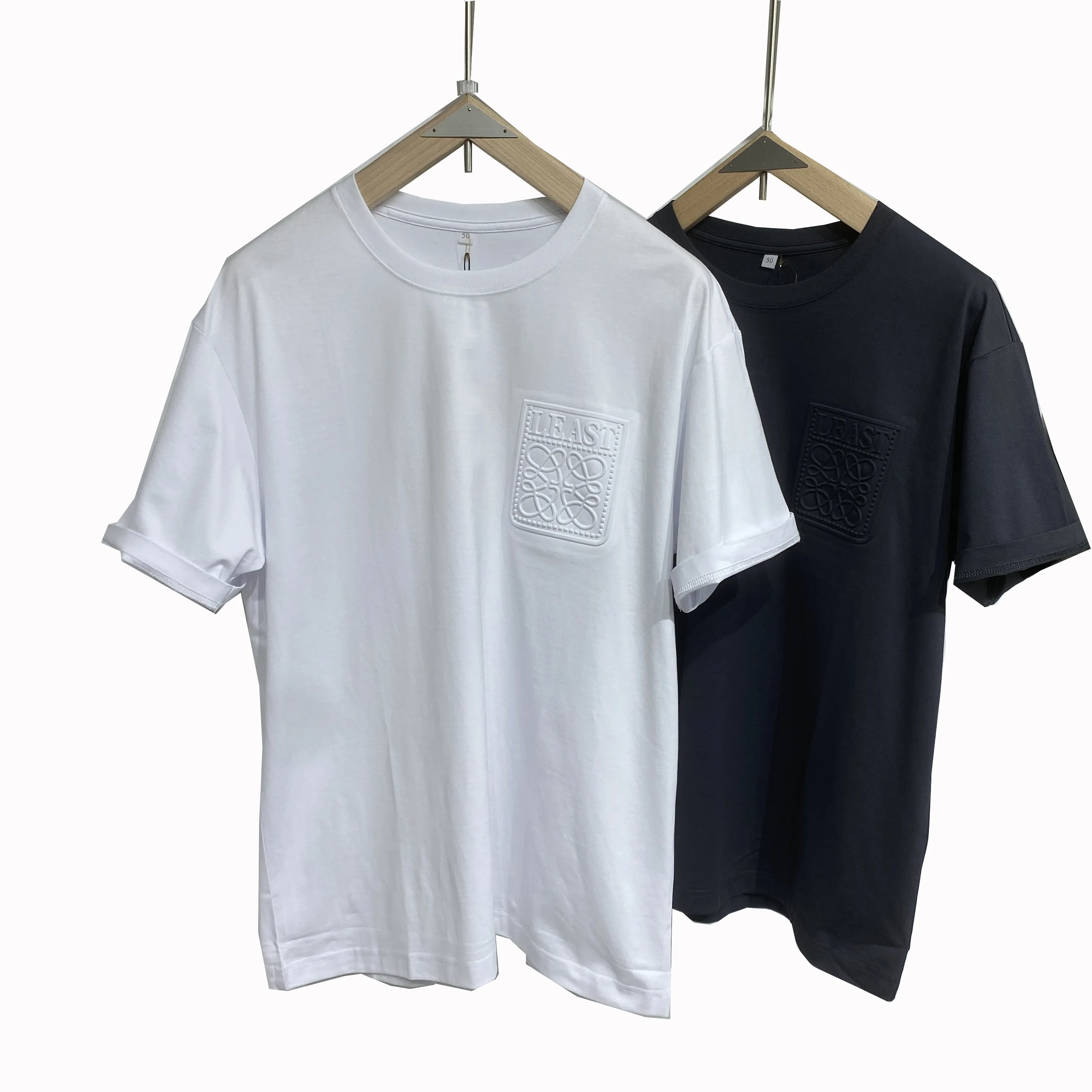 Factory direct sale summer white black short sleeves tshirt men digital printing streetstyle young popular cotton tshirt for men