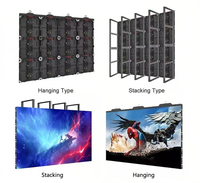 Pantalla LED P1.9 P2.6 P2.9 P3.91 para Eventos, Panel de Visualización para Interiores y Exteriores, Alquiler de Telones de Fondo, Video Wall, Precio para DJ, Iglesia, Conciertos