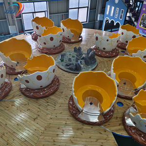 Thu hút quay <span class=keywords><strong>Kiddie</strong></span> công viên giải trí tùy chỉnh funfair Flamingo theo chủ đề cốc cà phê Rides để bán - Product Image 2