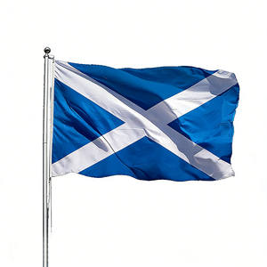 3x5ft шелковая печать на заказ дизайн Всемирный Национальный шотланд открытый полиэфирный флаг - Product Image 1