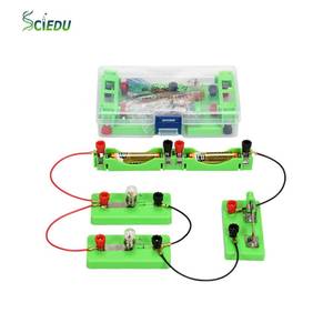 Équipement d'expérimentation de circuits simples, série étudiante, ampoule parallèle, boîte d'expérimentation électrique éclairée, ensemble de sciences physiques - Product Image 1