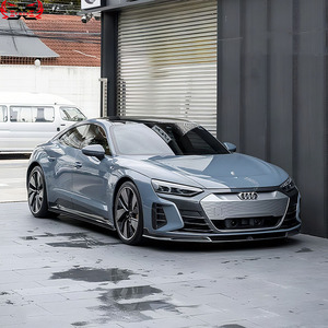 Sợi Carbon cơ thể Kit cho Audi <span class=keywords><strong>RS</strong></span> / <span class=keywords><strong>E</strong></span>-Tron GT phía trước Bumper Lip Side váy phía sau Bumper khuếch tán phía sau cánh Spoiler phía trước cánh - Product Image 2