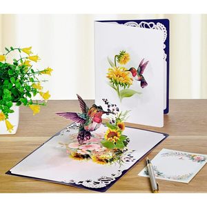 3D Pop-Up Greeting Cards For Mother's Day And Father's Day Paper <b>Matte</b> <b>Varnish</b> Irregular Shape Digital Printing - Product Image 5