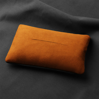   Boîte à mouchoirs en daim pour voiture, support de serviettes suspendu pour la décoration intérieure, adapté à BMW, Toyota, Honda, universel