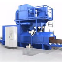 Máquina de Granallado de Alta Productividad Q69 de 90kw para Limpieza de Superficies, Tuberías de Acero y Estructuras