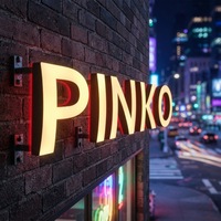 Enseigne LED 3D, Enseigne LED rétroéclairée, Enseigne LED personnalisée, Enseigne LED avec logo personnalisé