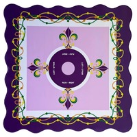 Mac Miller Laissez Les Bons Temps Rouler Juego de Fichas de Mahjong Americanas de Acrílico de 2 Capas con Purpurina Morada, 160 Piezas para Venta al por Mayor