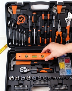 Coffret d'outils ménagers en acier au chrome-vanadium Outils à main avec embouts de tournevis de précision Clé hexagonale Faucille - Product Image 2