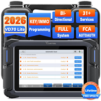 Mesin Diagnostik Kendaraan Universal Multi-Fungsi USA Stock VDIAGTOOL VD70Lite Alat Pemrogram Kunci Mobil dengan AI Pembaruan Gratis