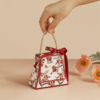 Boîtes à bonbons personnalisées en gros, design imprimé floral, carton recyclé, boîtes de dragées pour mariage, vente en gros OEM ODM pour fête de naissance
