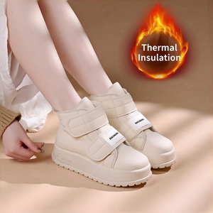 Botas de Nieve para Mujer, <span class=keywords><strong>Botines</strong></span> con Tacón de Aguja, Cierre de Cremallera, Impermeables, Cálidas, para Uso Diario Informal, Forro de Felpa, Suela de EVA - Product Image 3