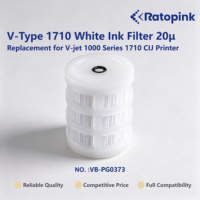Filtre à encre blanche Ratopink VB-PG0373 V-Type 1710 20μ, remplacement pour imprimante CIJ V-jet 1000 Series 1710