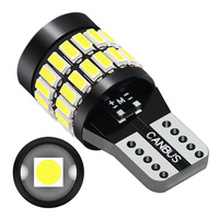 Nouvelle ampoule LED T10 pour feux de position latéraux, 36SMD 3014, lentille décodée, 6000K, A3, 12-18V, 1.5W, éclairage de plaque d'immatriculation