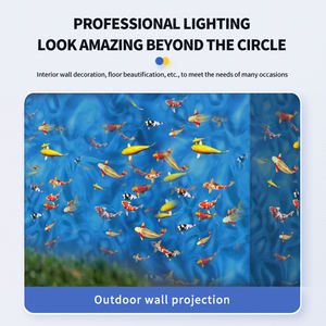 Yufan เครื่องฉาย Gobo นกว่ายน้ำปลาแบบไดนามิกเอฟเฟกต์ฉายโลโก้ไฟโฆษณา - Product Image 4