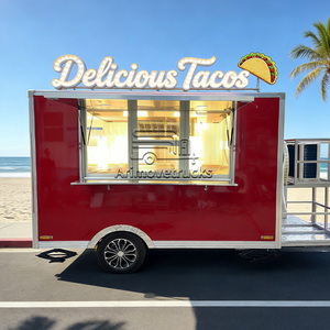 Remolque de Comida Comercial Mediano, Carrito Móvil para Hot Dogs, Papas Fritas, Fideos, Pasta, Camión de Comida <span class=keywords><strong>en</strong></span> <span class=keywords><strong>Venta</strong></span> <span class=keywords><strong>en</strong></span> España y Filipinas - Product Image 2