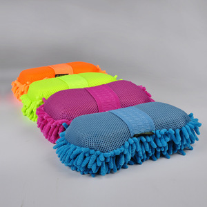 Esponja de Lavado de Autos de Chenilla de Alta Densidad de 8 Pulgadas, Esponja de Limpieza de Autos Extra Grande, Embalaje en Cartón, Venta Directa de Fábrica - Product Image 2