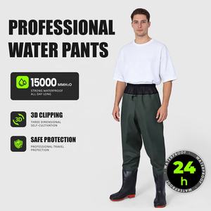 Waders Taille en PVC Vert Unisexes pour Hommes, Meilleures Bottes-Cuissardes Étanche pour <span class=keywords><strong>Pêche</strong></span>, Vente Directe Usine - Product Image 2