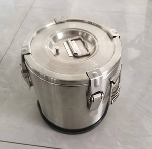 DFc0708  Contenant isotherme personnalisé en acier inoxydable de 6 L à double paroi avec rembourrage en mousse à l'intérieur - Product Image 4