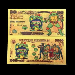 ธนบัตรอนิเมะ 5 แบบ ของญี่ปุ่น ตัวละคร April O'Neil และ Casey Jones ชุบทอง เหมาะสำหรับเป็นของขวัญทางธุรกิจ - Product Image 6