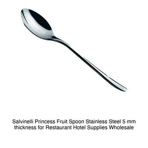 Cuillère à dessert Salvinelli Princess en acier inoxydable 18/10, épaisseur 5 mm - Product Image 2