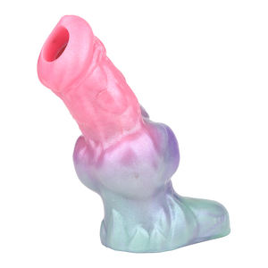 שאז כלב חלול דילדו חלול הפין סיליקון כיסוי פנטזיה הפין שרוול cock שרוול קוק מכסה עבור גברים - Product Image 4