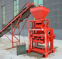 Machine de fabrication de briques creuses en béton QT4-35 de vente directe d'usine Machine manuelle de fabrication de blocs de pavage