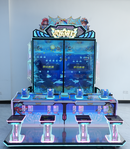 Machine de <span class=keywords><strong>jeu</strong></span> d'arcade vidéo d'intérieur à monnayeur pour 4 joueurs, de type pêche en mer, à forte rentabilité et avec fonction de rédemption de tickets - Product Image 2