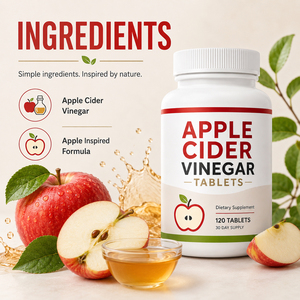 Tabletas de Vinagre de Sidra de Manzana Keto de Alta Calidad, 1500 mg, Suplemento para la Salud, Apoyo al Metabolismo e Inmunidad, 60 Unidades, Para Todos, Incluidas Mujeres Embarazadas - Product Image 4