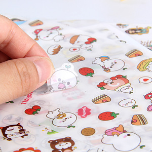 Autocollants <span class=keywords><strong>d</strong></span>écoratifs pour <span class=keywords><strong>journal</strong></span> en papier Washi PET imperméable à l'eau, motifs de dessins animés, ensemble de 33 styles, <span class=keywords><strong>d</strong></span>écalcomanies pour scrapbooking, <span class=keywords><strong>d</strong></span>écoration de collage pour agenda DIY - Product Image 4