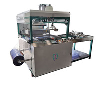 Automatische digitale energiezuinige vacuümvormapparaat PMMA PVC PET PP PS EPS PE ABS tandwielpomp thermoforming 610x560mm