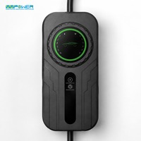 Pengisi Daya EV Portabel A03 GBT atau Tipe 2 AC 3.5KW 7KW 11KW Layar LCD Pasokan Grosir