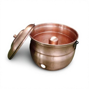 Soporte Metálico para Manguera con Acabado de Cobre, Excelente Calidad, Diseño Simple con Tapa Redonda para Decoración de Jardín, Maceta para Manguera - Product Image 1