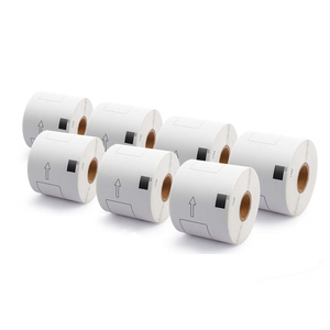 Brother-Impresora térmica de etiquetas DK2205, rollo en blanco, códigos de barras - Product Image 1