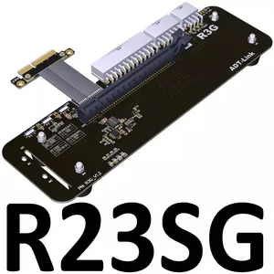 Suporte de placa de vídeo, suporte de placa de vídeo externo pci-e 3.0 4x pcie x4 riser cabo 32gbs