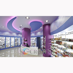 <strong>Conlin</strong> Big Porpharmacy Market Stall Wooden Drugs Stall Shop Design for Sale OEM - Product Image 1