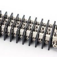 Bloc de câblage en cuivre pour terminal de bus, connexion par boulon automobile, 50A max. ampères continus