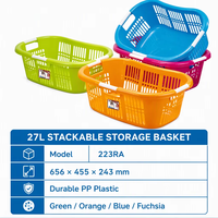Panier de vidange de cuisine, panier de vidange empilable en plastique lavage de fruits et légumes évier