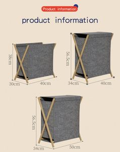 Household Laundry <b>Basket</b> with Lid Dirty Clothes Storage <b>Basket</b> Large Laundry <b>Basket</b> Foldable Laundry Hamper - Product Image 4