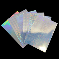 Autocollant en vinyle A4 arc-en-ciel auto-adhésif imperméable Imprimante à jet d'encre laser papier compatible Holographique imprimable pour les promotions