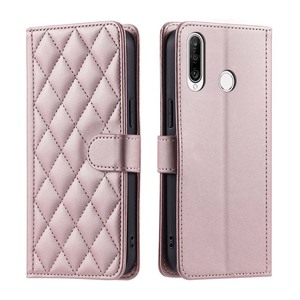 Usine Diamant Conception Fente Pour Carte Béquille Cas Sangle pour <span class=keywords><strong>Huawei</strong></span> <span class=keywords><strong>P30</strong></span> Lite En Cuir Portefeuille Flip Mobile Téléphone Sacs Cas - Product Image 1