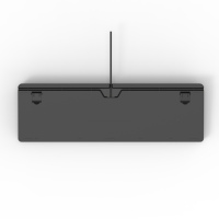 Clavier de jeu USB filaire RGB LED K104, programmable, anti-ghosting, taille standard, touches personnalisées, interrupteurs bleus, directement de l'usine