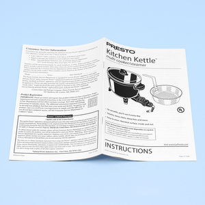 Wholesale <b>Paper</b> User Manual for Printing Small Household Appliance User Manual for Household Appliance Packaging - Product Image 3