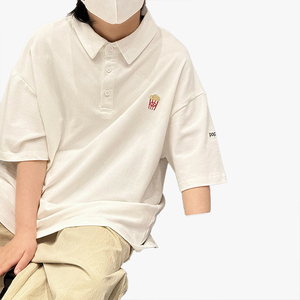 Camiseta Polo de Manga Corta para Niños, Estilo Verano 2026, Ropa de Verano para Niños, Top de Media Manga - Product Image 1