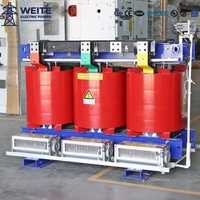 Transformateur d'isolement sec triphasé en résine époxy 11kV 100kVA Sortie 400V Économie d'énergie Série SCB Tension personnalisée en usine