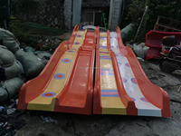 Toboggans aquatiques d'été intérieurs et extérieurs pour enfants, piscine en fibre de verre, aire de jeux utilisée, capacité de 100 à 500 kg, marque KANGYA