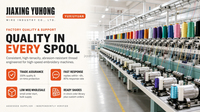 24 fils à broder en acrylique haute ténacité, fils teints en masse pour le tricot à la main
