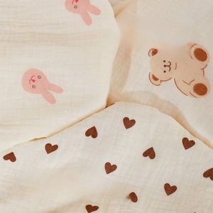 Couverture Bébé Douce en Coton Crêpe Minky à Pois Double <span class=keywords><strong>Couche</strong></span> Apaisante pour Nouveau-né, Vente en Gros Directe Usine, Motif Personnalisé - Product Image 5