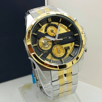 Nouvelle Montre Homme Luxe Simple 2025 Mouvement Quartz Chronographe Acier Inoxydable 22mm Bicolore Étanche 100M Cadran à Aiguilles